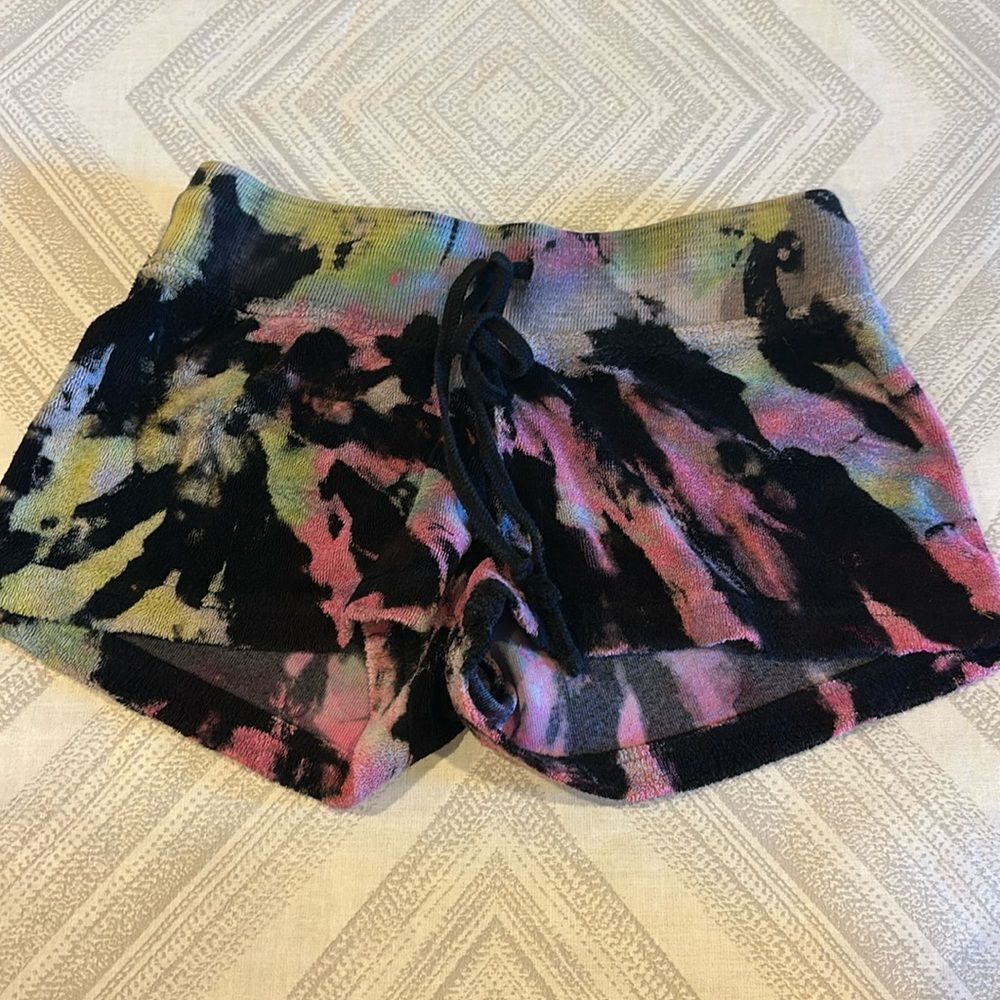 Hard Tail Girls Multi Color Terry Drawstring Shorts - Size XL/16